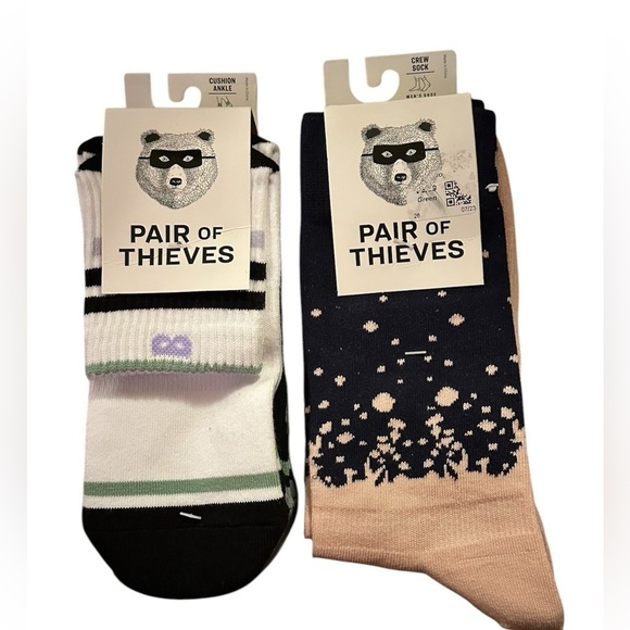 Pair of Thieves six pairs‎ socks men’s 3 crew 3 cushion ankle - Picture 1 of 6